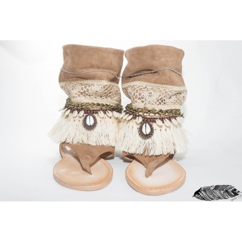 sandalia de diseño apache