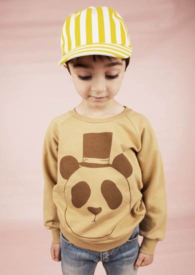 ropa infantil: sudadera oso panda